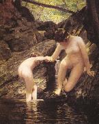 William Sergeant Kendall Bathers Spain oil painting reproduction
